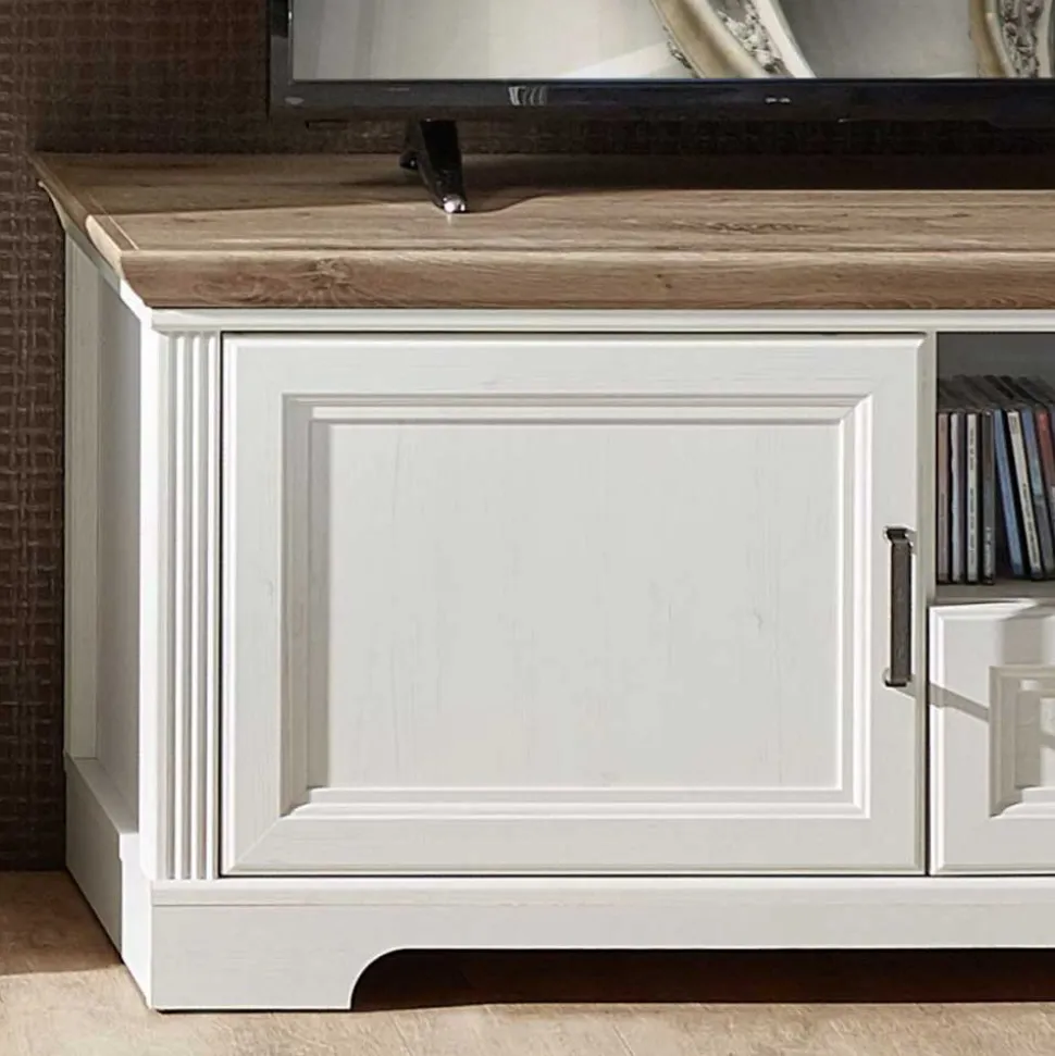 Landhaus TV Bank & Highboard - Sinolita (zweiteilig)