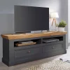 Landhaus TV Element in Grau - Ustricia