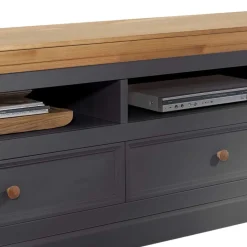 Landhaus TV Element in Grau - Ustricia