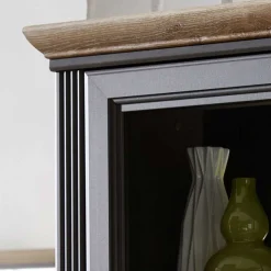 Landhaus TV Lowboard & Standvitrine - Thumbs (zweiteilig)