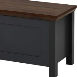 Landhaus TV-Board in Dunkelgrau - Mivaldana