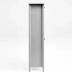 Landhaus Vitrine fürs Badezimmer in Weiß - Satumare