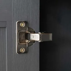 Landhaus Vitrine in Grau und Eiche - Witenga
