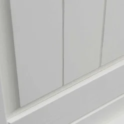 Landhaus Vitrine in Weiß lackiert - Indico