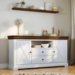 Landhaus Wandboard aus Kiefer Massivholz - Zalya