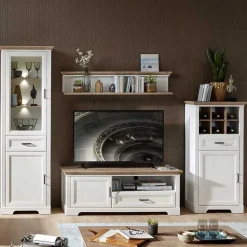 Landhaus Wohnmöbel Set - Sinolita (vierteilig)