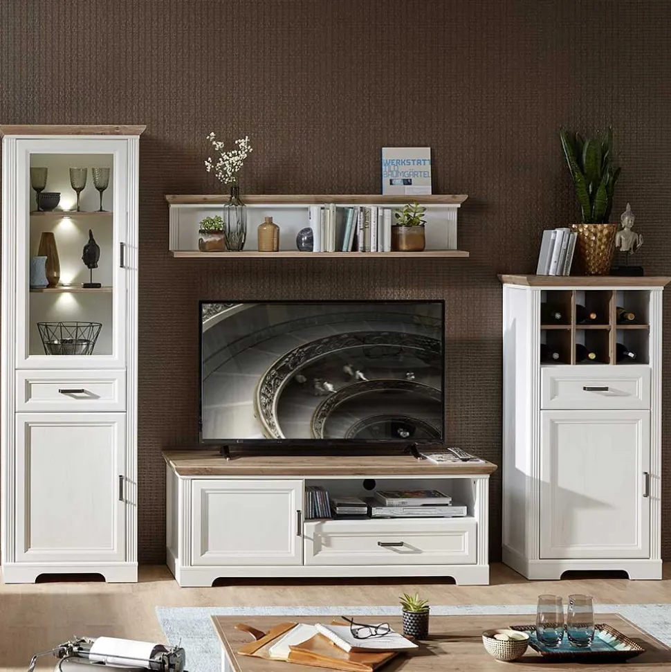 Landhaus Wohnmöbel Set - Sinolita (vierteilig)