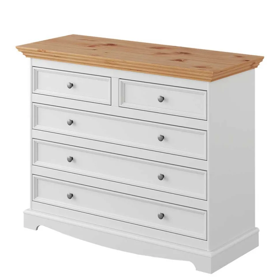 Landhaus Wohnwand Möbel - Vitablo (fünfteilig)