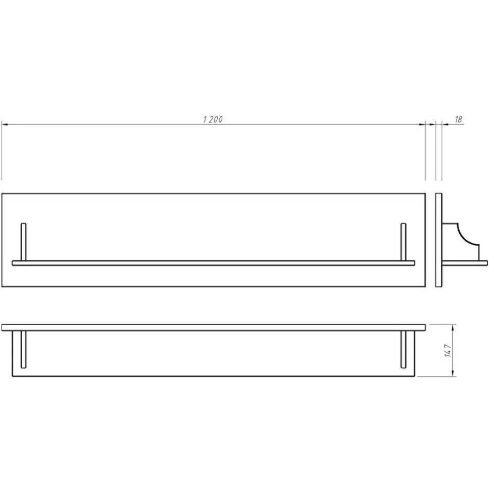 Landhaus Wohnwand Möbel - Vitablo (fünfteilig)