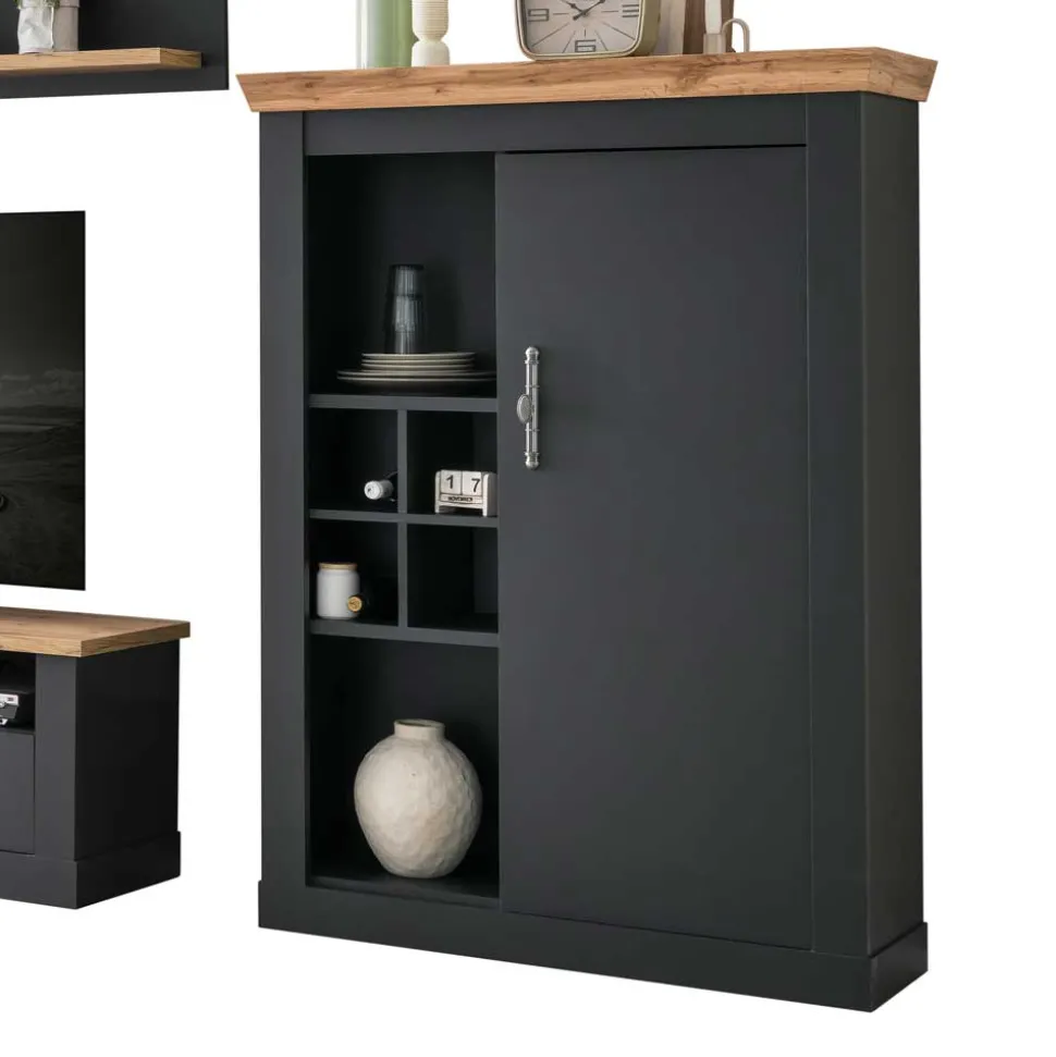 Landhaus Wohnwand Set - Lionel (vierteilig)