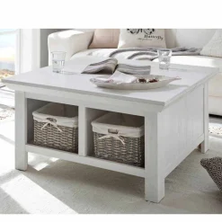 Landhaus Wohnzimmertisch Chelles mit Truhe