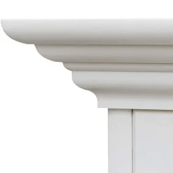 Landhaus Wäscheschrank in Weiß lackiert - Indico