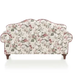 Landhaus Zweisitzer Couch mit Blumen - Baonga
