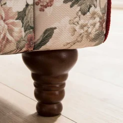 Landhaus Zweisitzer Couch mit Blumen - Baonga