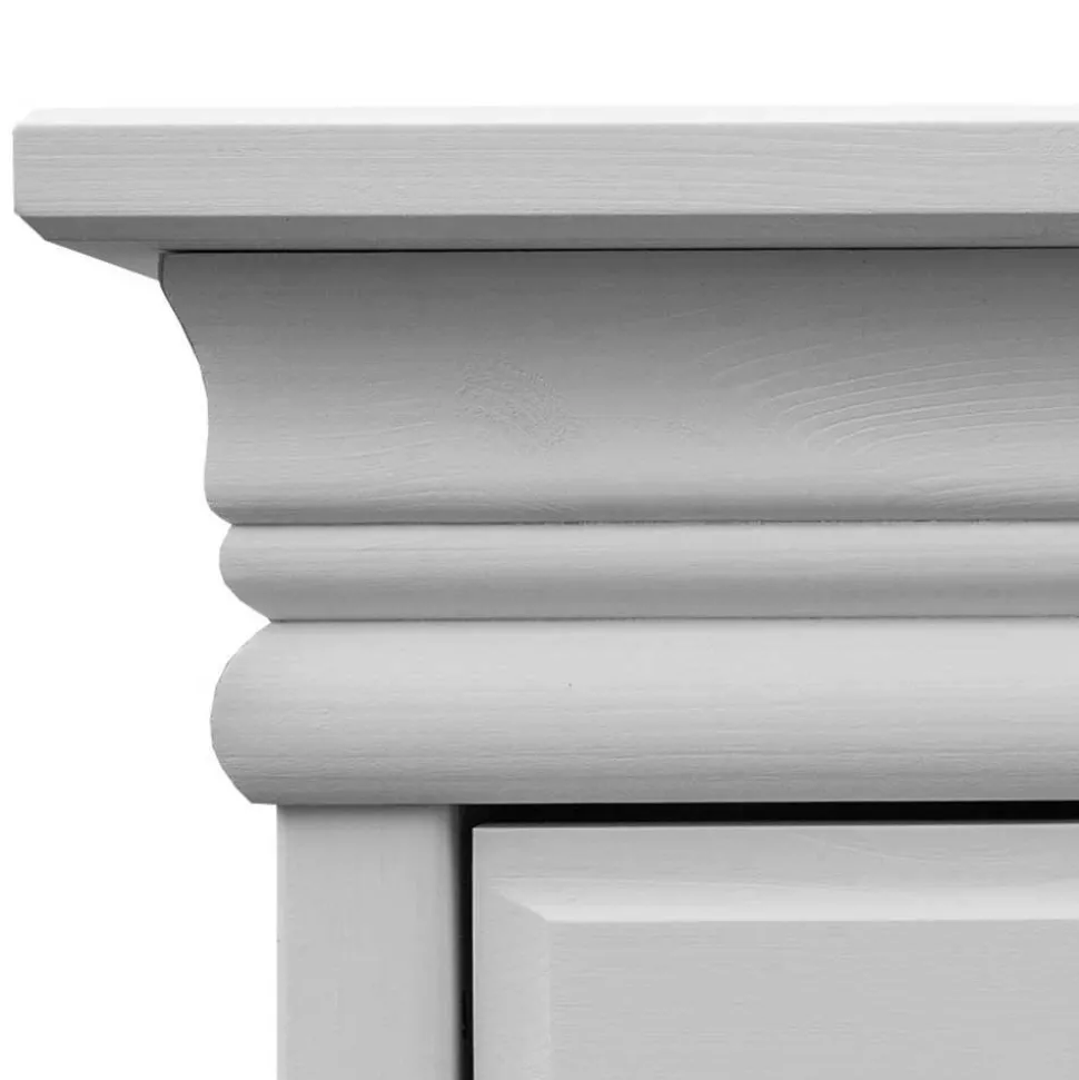 Landhauskommode in Weiß lackiert - Presto