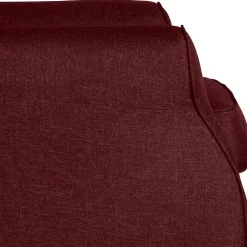 Landhaus-Ohrensessel in Rot und Buche - Lacaza