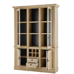 Landhaus-Schrank in Eiche Gold - Hengas