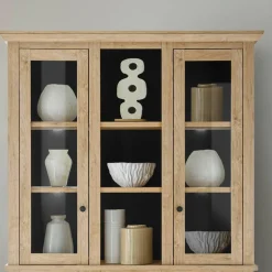 Landhaus-Schrank in Eiche Gold - Hengas