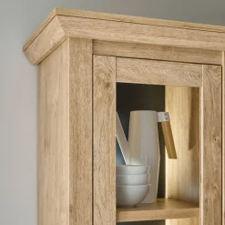 Landhaus-Schrank in Eiche Gold - Hengas