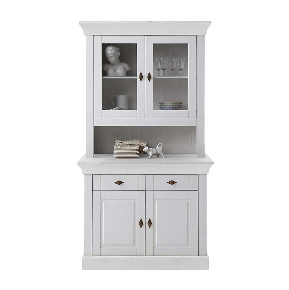 Landhausstil Buffetschrank Satumare in Weiß