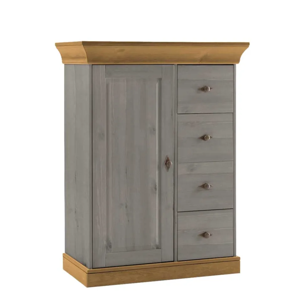 Landhausstil Kommode Cempino in Grau