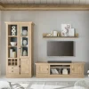 Landhaus-TV-Anbauwand Set - Hengas (dreiteilig)