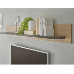 Landhaus-TV-Anbauwand Set - Hengas (dreiteilig)