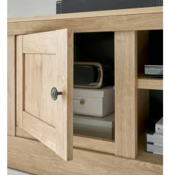 Landhaus-TV-Lowboard in Eiche Gold - Hengas