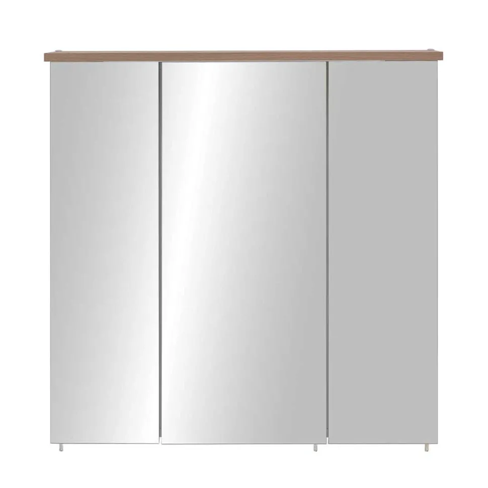 LED Bad-Spiegelschrank in Touchwood - Dadros