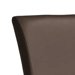 Leder Barhocker Bordana in Braun