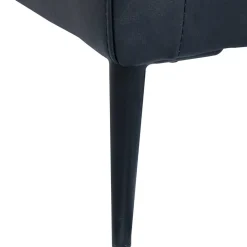 Leder Ecksofa in Schwarz - Lagon