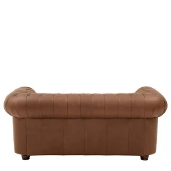 Leder Zweisitzer-Sofa im Chesterfield Design - Gonron