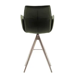 Leder-Barstühle mit Armlehnen - Asca (2er Set)