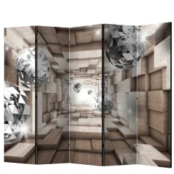 Leinwand Paravent 3D Tunnel Print - Thalina