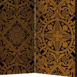 Leinwand Paravent Keltische Ornamente - Graziello