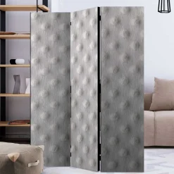 Leinwand Paravent mit Fichtenholz Rahmen - Jionalla