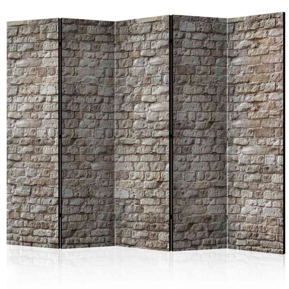 Leinwand Paravent mit Mauermotiv - Jenbaro