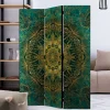 Leinwand Paravent mit orientalischem Mandala - Tsinati