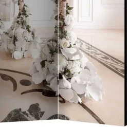 Leinwand Paravent mit romantischem Foto-Motiv - Dynamic