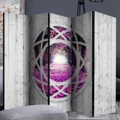 Leinwand-Paravent aus drei oder fünf Elementen - Domniar