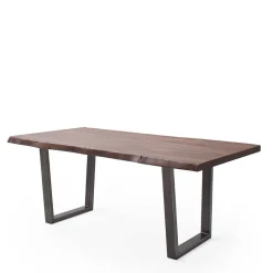 Live Edge Tisch in Walnuss Braun - Typhanie