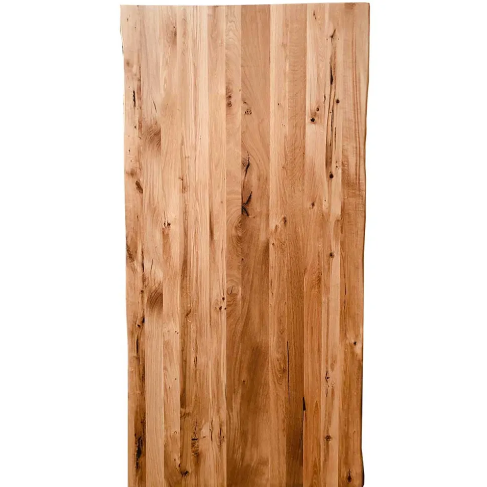 Living Edge Wildeiche Tisch mit X Füßen - Gastruna