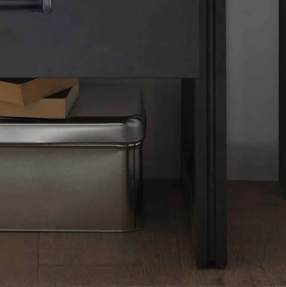 Loft Design Nachttisch Rompira mit Schublade