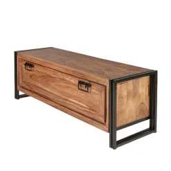 Loft Flurmöbel Set Mendoza aus Akazie Massivholz (neunteilig)