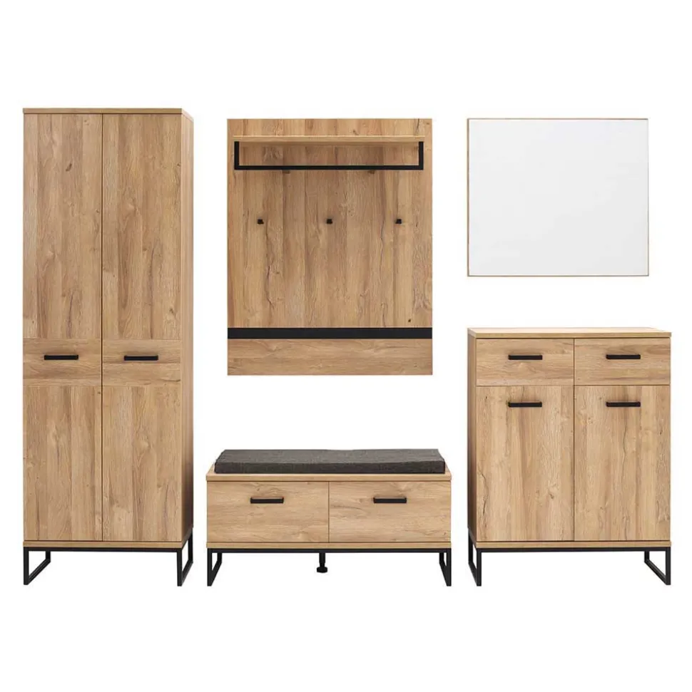 Loft Möbel für Flur im Set - Truvisas (fünfteilig)