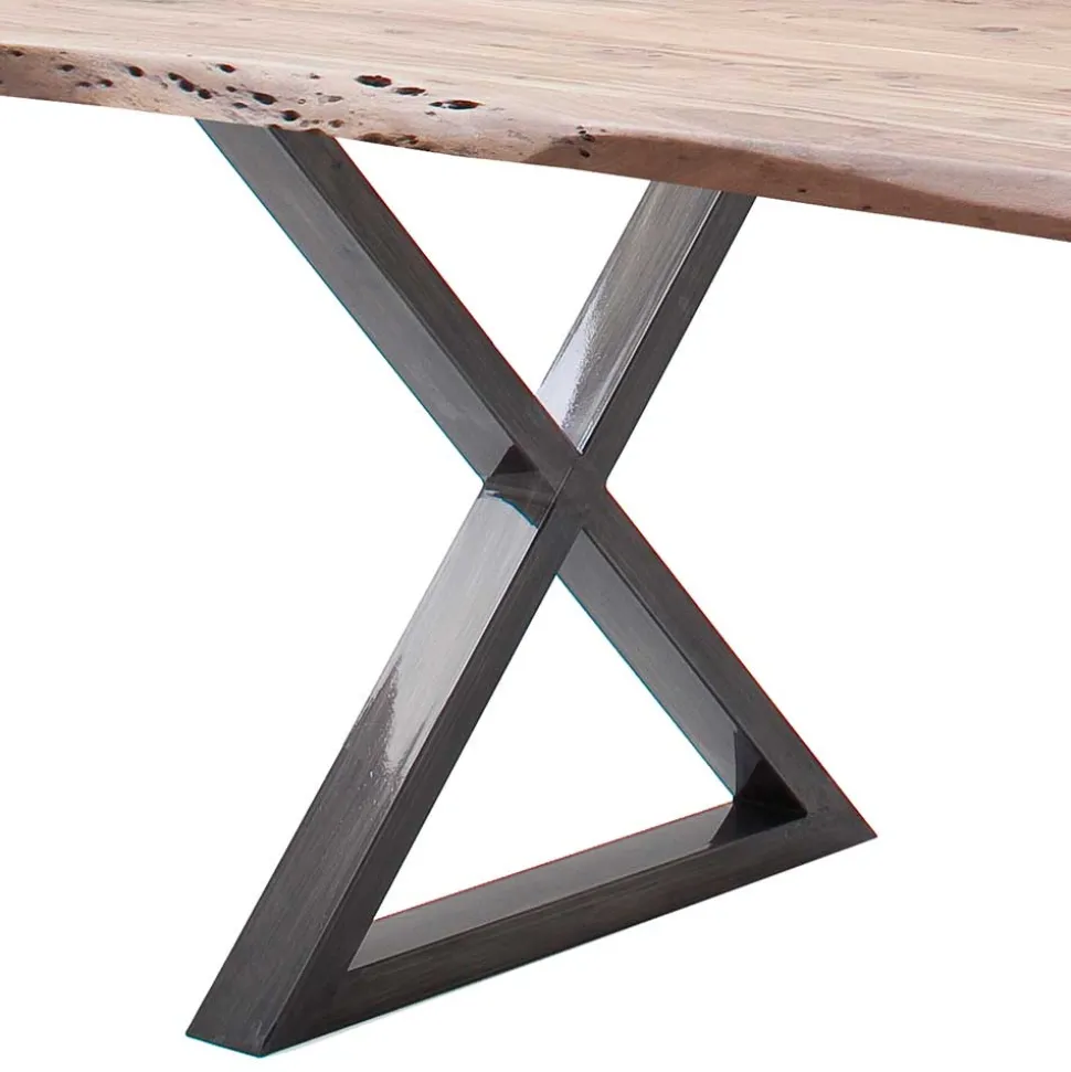 Loft Style Esszimmertisch mit Baumkanten - Locceri