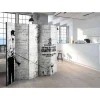 Loft Style Paravent mit Graffiti Mauer - Jeanys