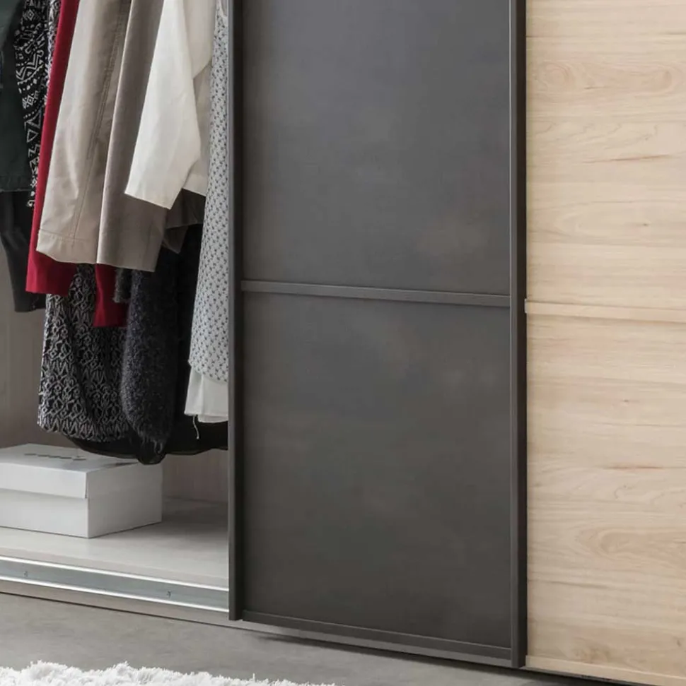 Loft Style Schlafzimmer komplett - Licruva (vierteilig)