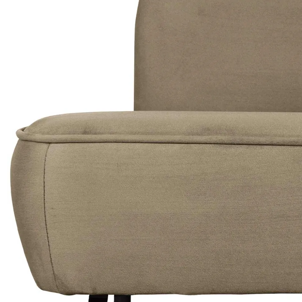 Lounge Couch in Khaki mit Schwarz - Cuba