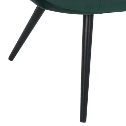 Lounge Samtstuhl in Dunkelgrün - Tomjan